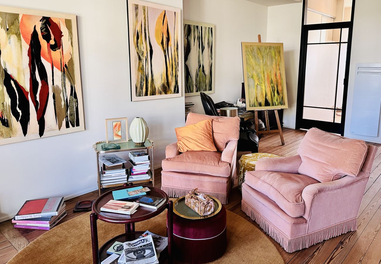 Appartement à Bordeaux - Atelier d’artiste lumineux avec verrière – Parc Rivière